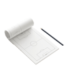 Cawila PRO 50 Blatt A6 Notepad Lehrblock Weiss - weiss