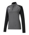 PUMA teamLIGA HalfZip Sweatshirt Damen Grau Schwarz F013
