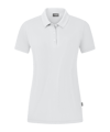 Jako Organic Stretch Polo Shirt Damen Weiss F000