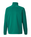 PUMA teamRISE HalfZip Sweatshirt Kids Grün F05 - gruen