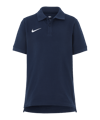 Nike Team Cotton Poloshirt Kids Blau F451