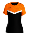 JAKO Icon T-Shirt Damen Schwarz Orange F807