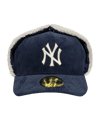 New Era MLB 59Fifty New York Yankees Cord Dogear Cap Blau - blau