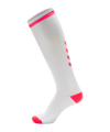 Hummel Elite High Socken Weiss Pink F9232