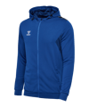 Hummel hmlAUTHENTIC PL Kapuzenjacke Blau F7045 - blau