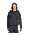 adidas ZNE Tracktop Kapuzenjacke Schwarz - schwarz