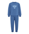 Hummel Mini Jersey Crewsuit Bee Trainingsanzug Kids Blau F7379