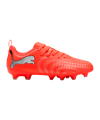 PUMA FUTURE 9 Play FG/AG Unleash Kids Rot F01 - rot
