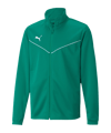PUMA teamRISE Poly Trainingsjacke Kids Grün F05