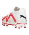PUMA FUTURE Match FG/AG Breakthrough Jr Kids Weiss Rot Schwarz F01 - weiss