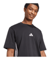 adidas 3 Stripes T-Shirt Schwarz - schwarz