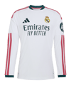 adidas Real Madrid Authentic Trikot Langarm Home 2026/2027 Weiß - weiss