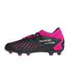 adidas Predator Accuracy.3 FG Own Your Football Kids Schwarz Weiss Pink - schwarz