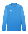 PUMA teamFINAL Training 1/4 Zip Sweatshirt F02 - dunkelblau