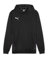 PUMA teamGOAL Hoody Schwarz Weiss Grau F03 - schwarz