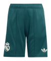adidas Real Madrid Short Away 2026/2027 Kids Grün - gruen