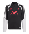 adidas FC Liverpool Tiro Sweatshirt Kinder Schwarz - schwarz