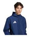 adidas Entrada 26 Regenjacke Dunkelblau - blau