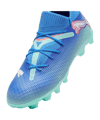 PUMA FUTURE 7 Pro FG/AG Formula Jr Kids Blau Weiss F01 - blau