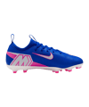 Nike Jr Air Zoom Mercurial Vapor XVI Academy FG/MG Attack Kids Blau F446 - blau