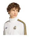 adidas Real Madrid OG Half Zip Top Weiß - weiss
