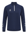 Hummel hmlLEAD HalfZip Sweatshirt Blau F7026