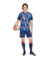 adidas RFEF Spanien Prematch T-Shirt Blau - blau