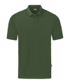 Jako Organic Stretch Polo Shirt Grün F240