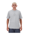 New Balance Iconic Collegiate Graphic T-Shirt FAG - grau