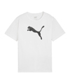 PUMA teamRISE Logo Trainingshirt Kids Weiss F04