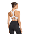 adidas Optime Essentials Workout Sport-BH Damen Weiß - weiss