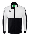Erima SIX WINGS Trainingsjacke Schwarz Weiss - schwarz