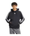 adidas Essentials 3-Stripes French Terry Hoody Schwarz - schwarz