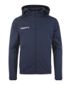 Craft Evolve 2.0 Brushed Kapuzenjacke Kids Blau - blau