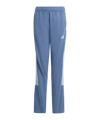 adidas Tiro Trainingshose Kids Blau Weiss - blau