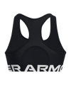 Under Armour Mid Sport-BH Damen Schwarz F001 - schwarz