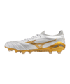 Mizuno Morelia Neo IV Beta Elite FG Bright Gold Weiß F50 - weiss