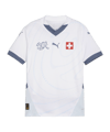 PUMA Schweiz Trikot Away EM 2024 Kids Weiss F02 - weiss