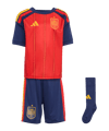 adidas Spanien Trikot Set Home WM 2026 Kids Rot - rot