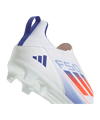 adidas F50 League LL FG/MG Advancement Kids Weiss Rot - weiss
