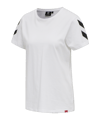 Hummel hmllegacy Damen T-Shirt Weiss F9001 - weiss