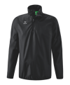 Erima Team Halfzip Regensweatshirt Kids Schwarz - schwarz