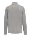 Hummel hmlGG12 HalfZip Sweatshirt Damen F1100 - grau