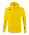 Erima Liga Star Kapuzenjacke Kids Gelb Schwarz - gelb