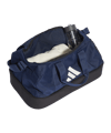 adidas Tiro League Duffel Bag Gr. S Blau Weiss - dunkelblau