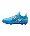 Nike Jr Air Zoom Mercurial Vapor XV Academy FG/MG Mbappe Signature Kids Blau F400 - blau