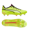 PUMA KING Ultimate MxSG Gelb Schwarz Pink F03