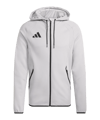 adidas Tiro Travel Hoody Grau