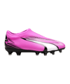 PUMA ULTRA Match LL FG/AG Phenomenal Jr Kids Pink Weiss Schwarz F01 - rosa