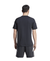 adidas Tiro 24 T-Shirt Schwarz Weiss Tall Größe - schwarz